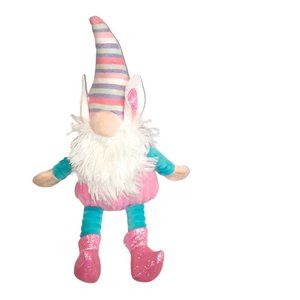Mty International Gnome Easter Bunny Ears Plush Stuffed Toy 13"